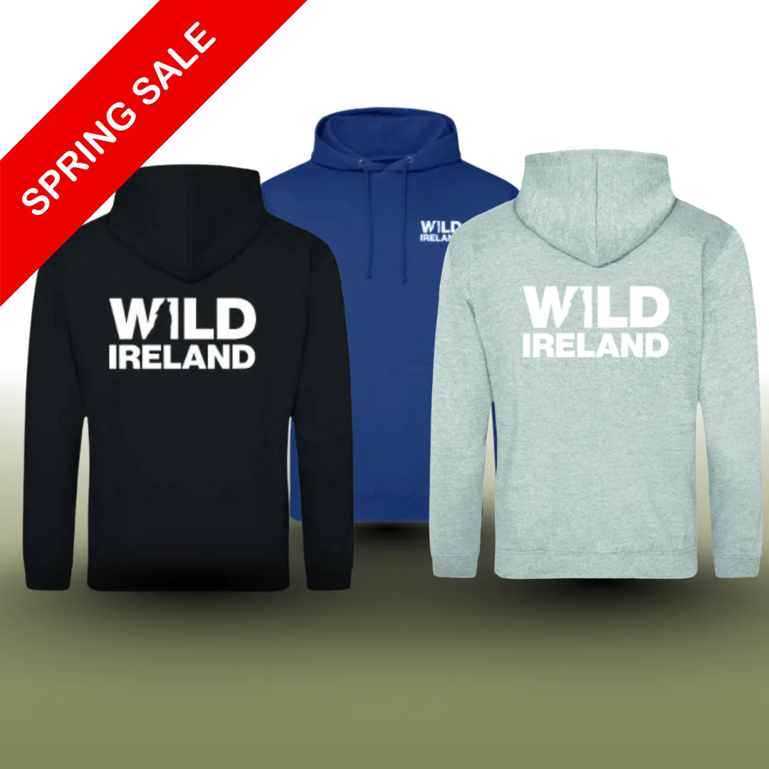 Wild Ireland branded hoodies